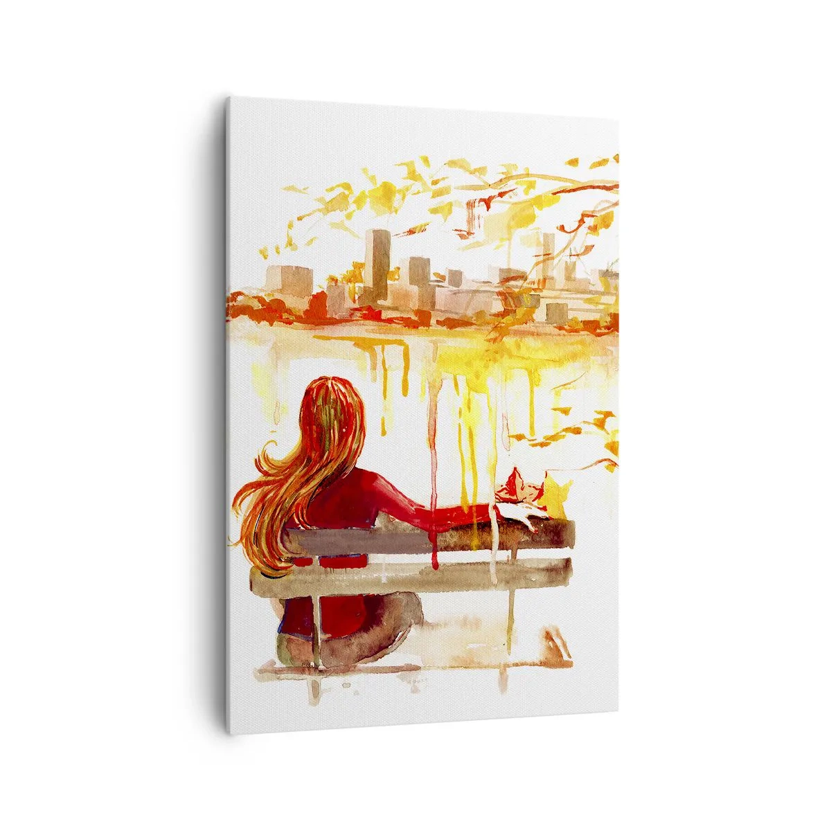 Schilderen op canvas - Een moment van bezinning - 70x100 cm