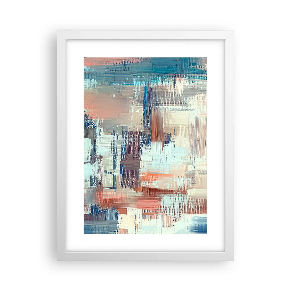 Poster in een witte lijst - Het licht bereiken - 30x40 cm