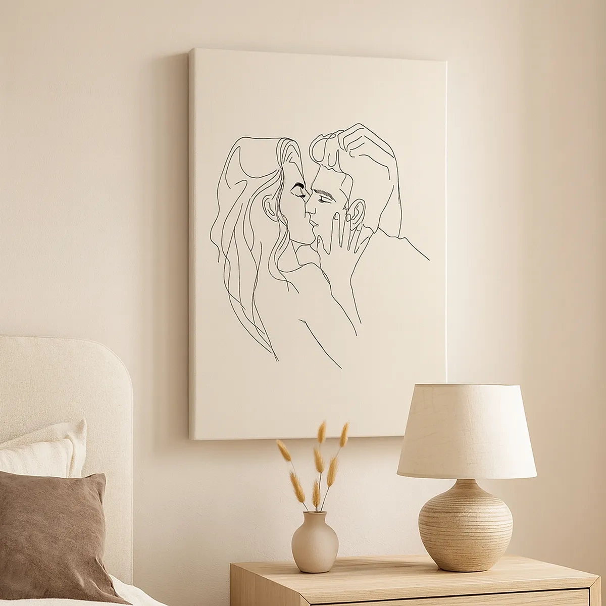 Schilderen op canvas - Verstrikt in gevoel - 50x70 cm