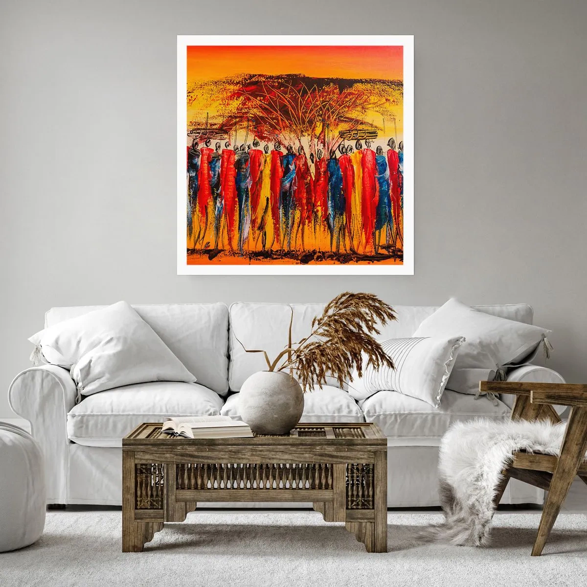 Poster - Daar, daar, daar gaan ze - 50x50 cm