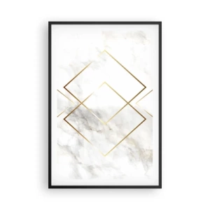 Poster in een zwarte lijst - Een uitzicht tot in het oneindige - 61x91 cm