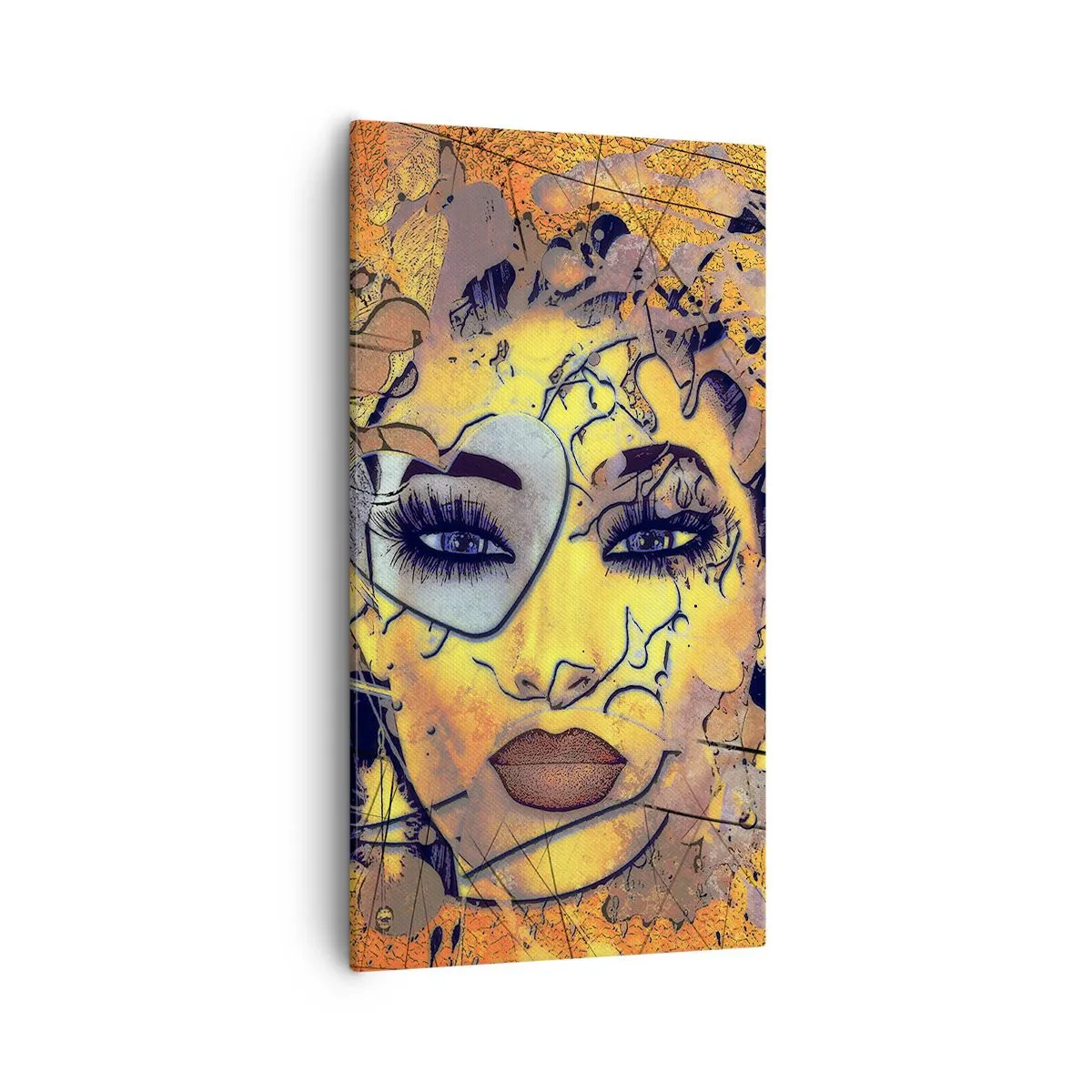 Schilderen op canvas - Zonnige schoonheid - 55x100 cm