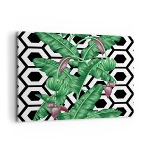 Schilderen op canvas - Van nature een symmetrische compositie - 100x70 cm