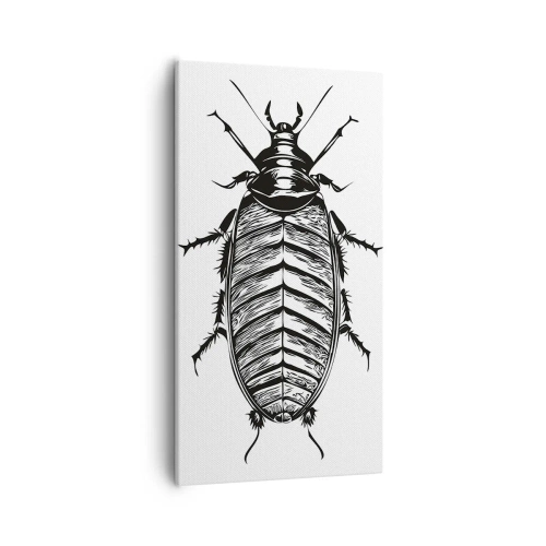 Schilderen op canvas - Wat een exemplaar! - 55x100 cm