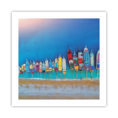 Poster - Vanuit vogelperspectief - 50x50 cm