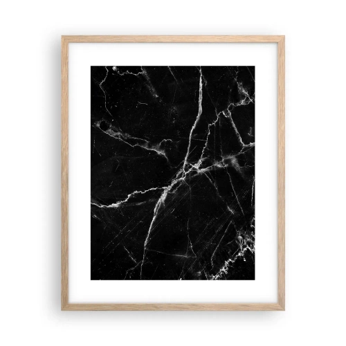 Een poster in een licht eiken lijst - Het geheime leven van steen - 40x50 cm