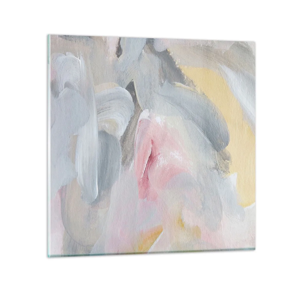 Schilderen op glas - In een pastelkleurige wereld - 40x40 cm