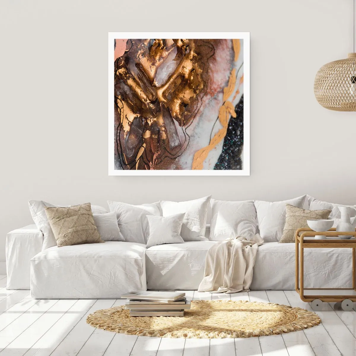 Poster - Het element aarde - 40x40 cm