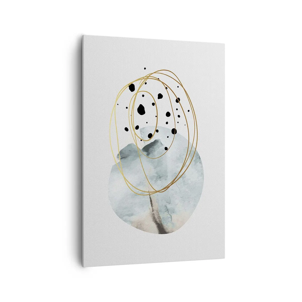 Schilderen op canvas - Omarmd door de ruimte - 70x100 cm