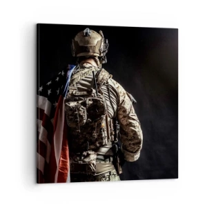 Schilderen op canvas - Dat is waarom - 60x60 cm