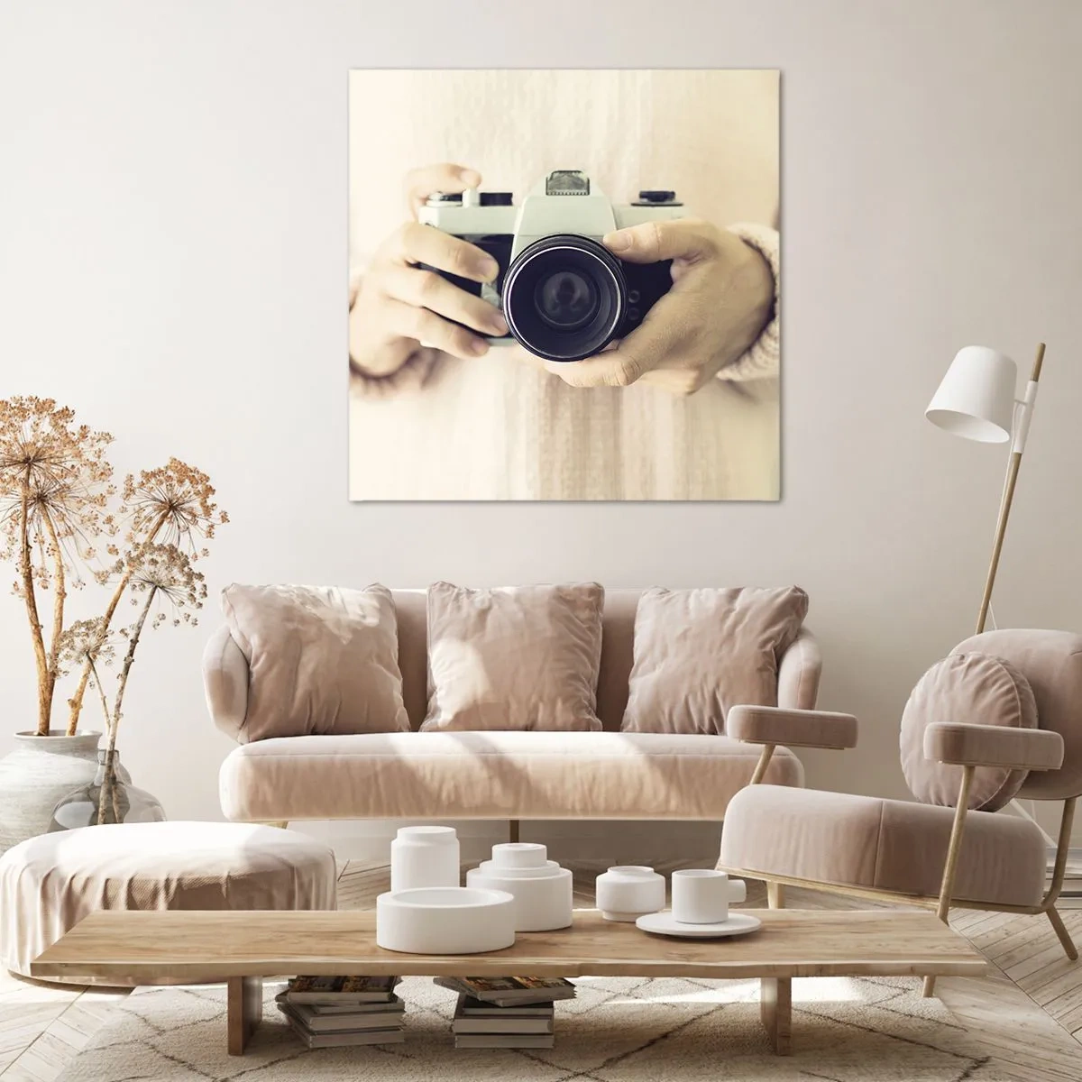 Schilderen op canvas - Om meer te zien... - 40x40 cm