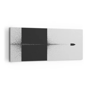 Schilderen op canvas - Rechtstreeks naar het doel - 120x50 cm