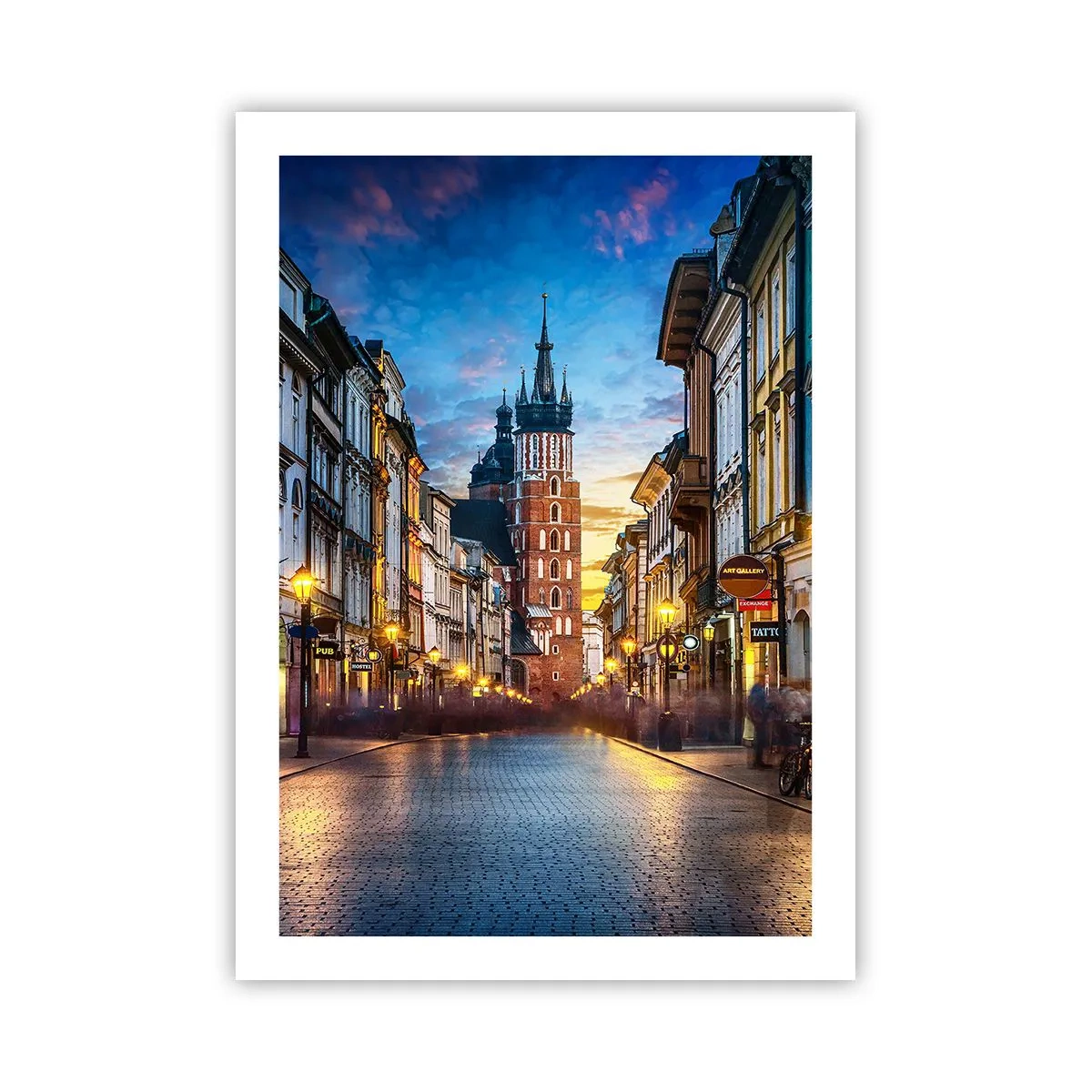 Poster - Charme van Krakau - 50x70 cm