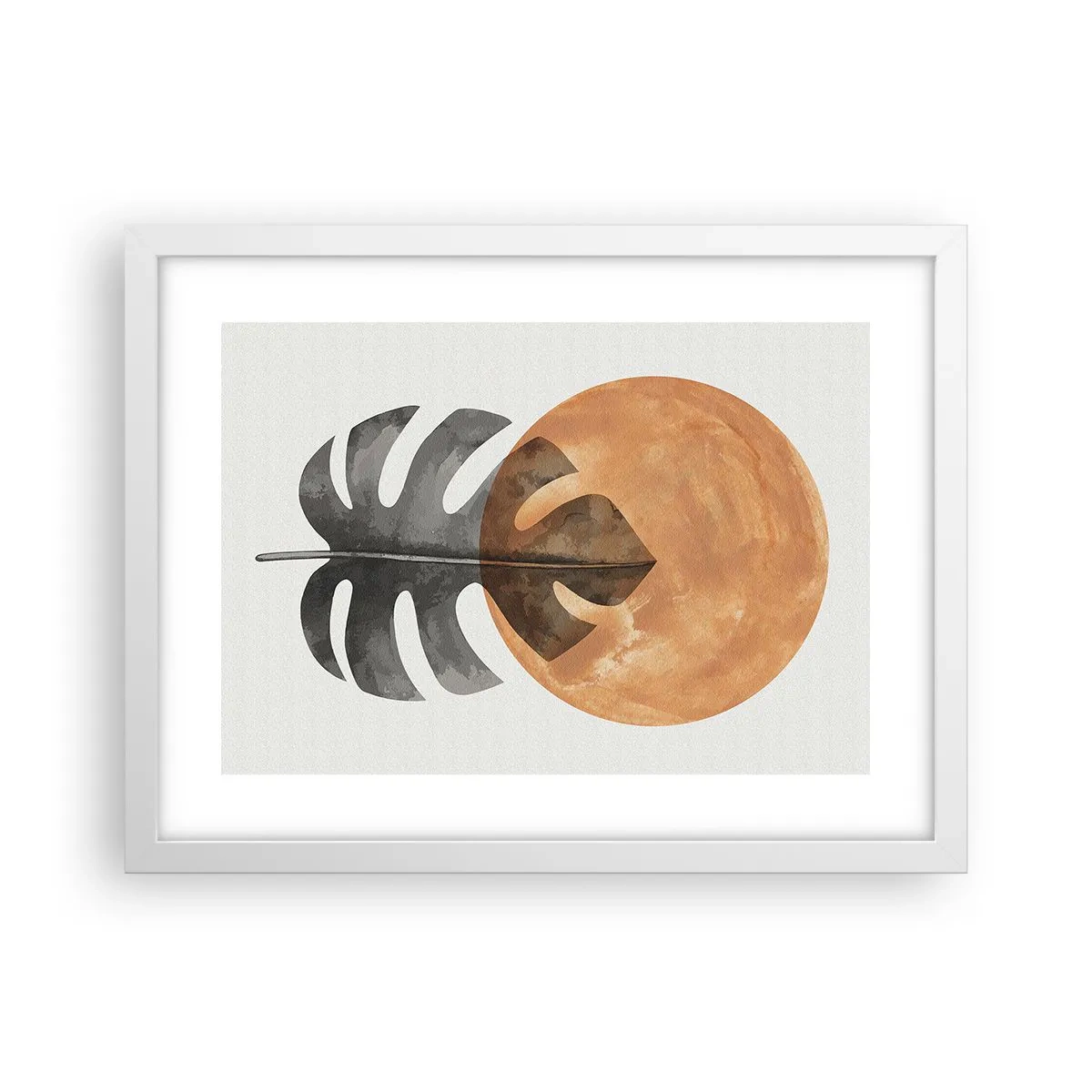 Poster in een witte lijst - Altijd de zon - 40x30 cm
