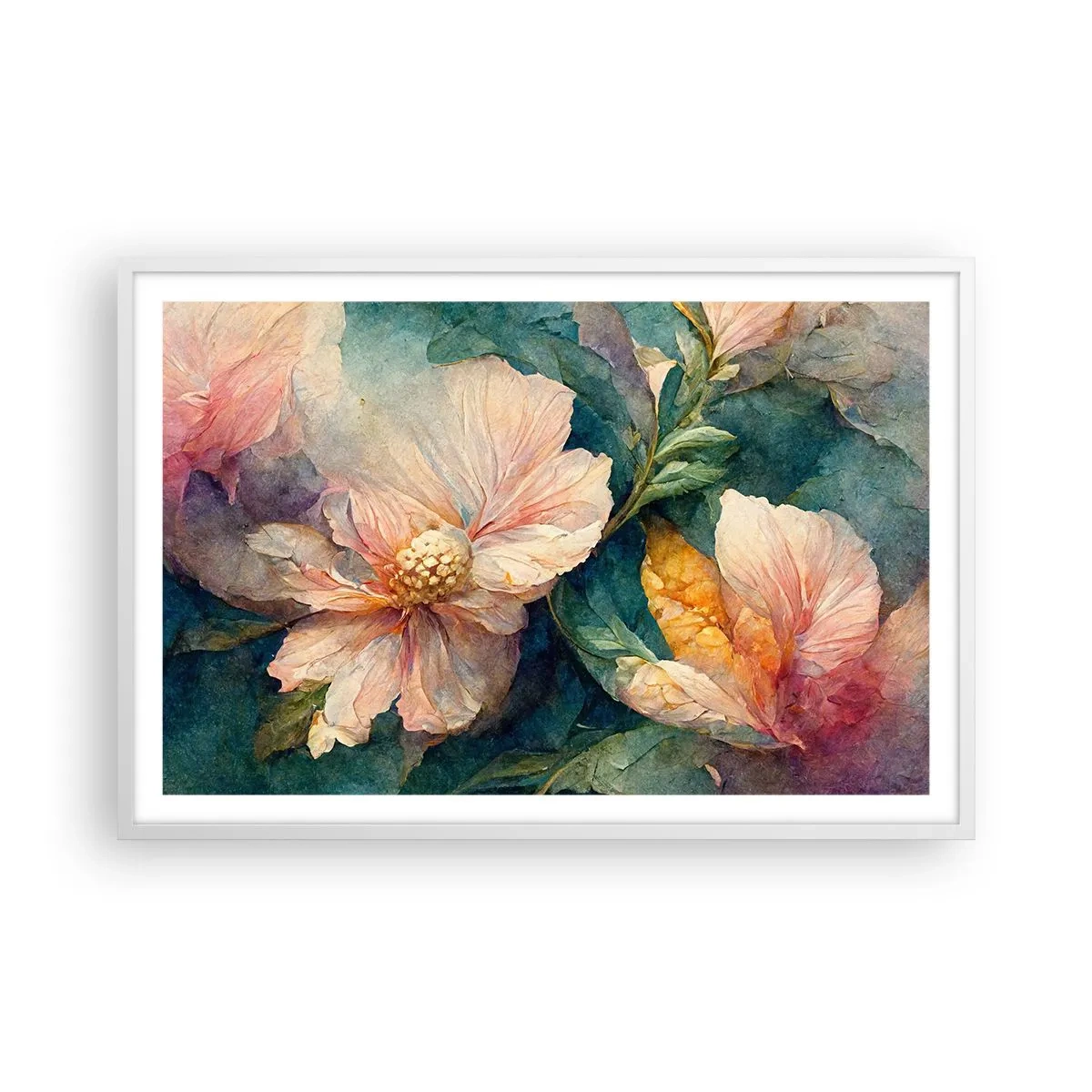 Poster in een witte lijst - Gewoon subtiliteit - 91x61 cm