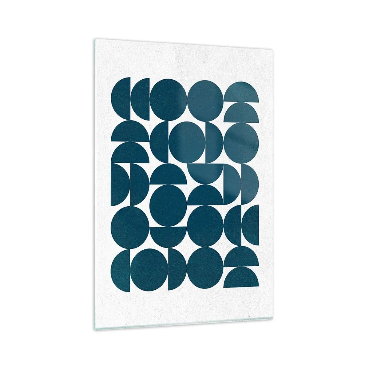 Schilderen op glas - Cirkels en halfcirkels - 80x120 cm