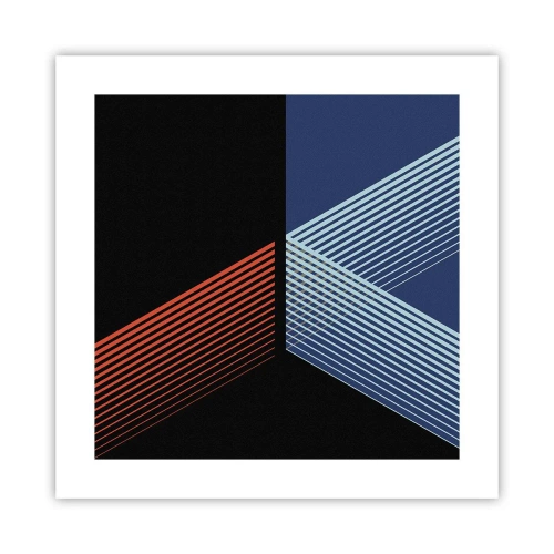 Poster - Een eenvoudig verhaal - 40x40 cm