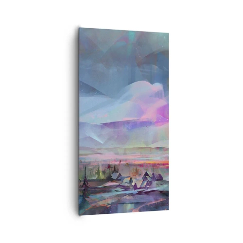 Schilderen op canvas - Onder een welwillende hemel - 65x120 cm