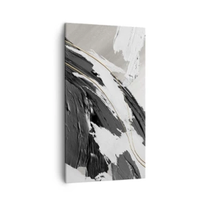 Schilderen op canvas - Abstractie op grote schaal - 45x80 cm