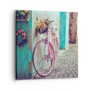 Schilderen op canvas - Ben zo terug - 30x30 cm