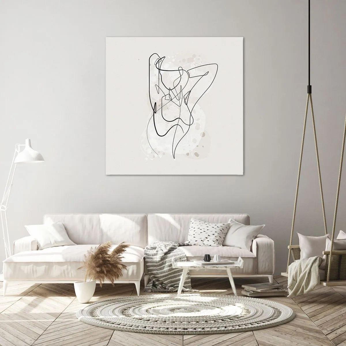 Schilderen op canvas - De kunst van het verleiden - 50x50 cm