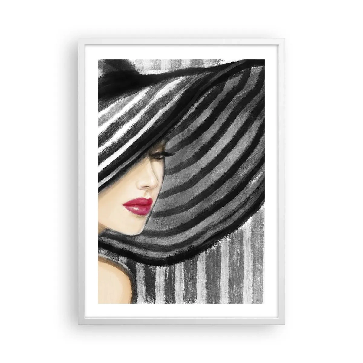 Poster in een witte lijst - Waar moet je zoeken? - 50x70 cm