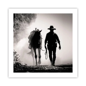 Poster - Texas ochtend - 50x50 cm