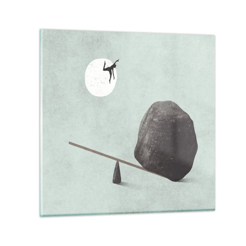 Schilderen op glas - Vervulde dromen - 60x60 cm