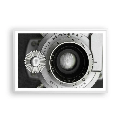 Poster in een witte lijst - Een verhaal over Hollywood - 91x61 cm