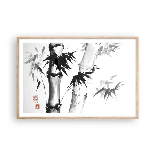 Een poster in een licht eiken lijst - Close-up op het oosten - 91x61 cm