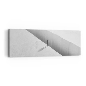 Schilderen op canvas - Een duidelijk doel - 90x30 cm