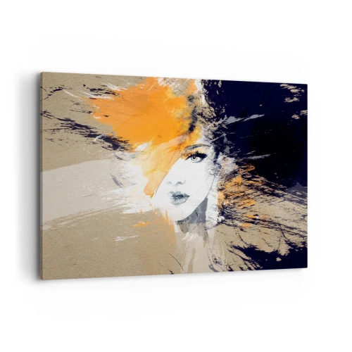 Schilderen op canvas - En er is licht - 100x70 cm