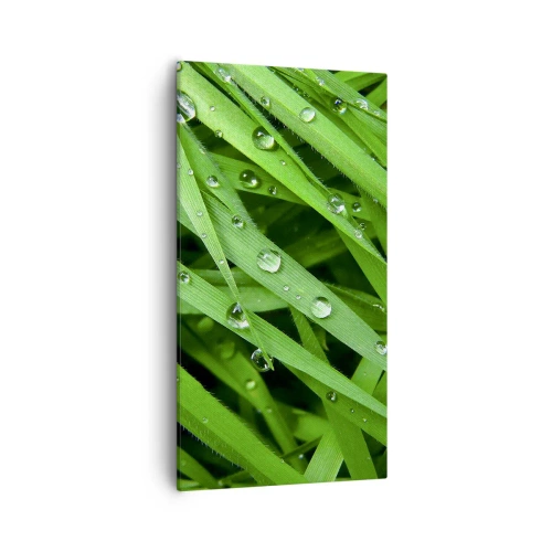 Schilderen op canvas - Speel groen - 55x100 cm