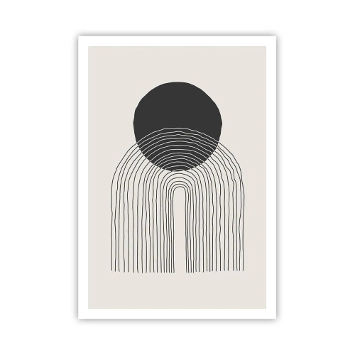 Poster - Bibberen en vertrouwen - 70x100 cm