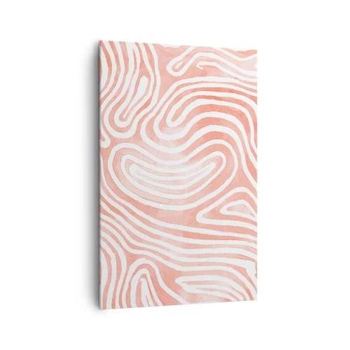 Schilderen op canvas - In het koraallabyrint - 80x120 cm