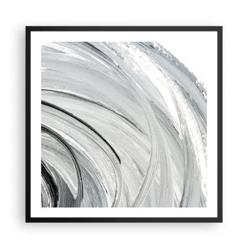 Poster in een zwarte lijst - Orbitale samenstelling - 60x60 cm