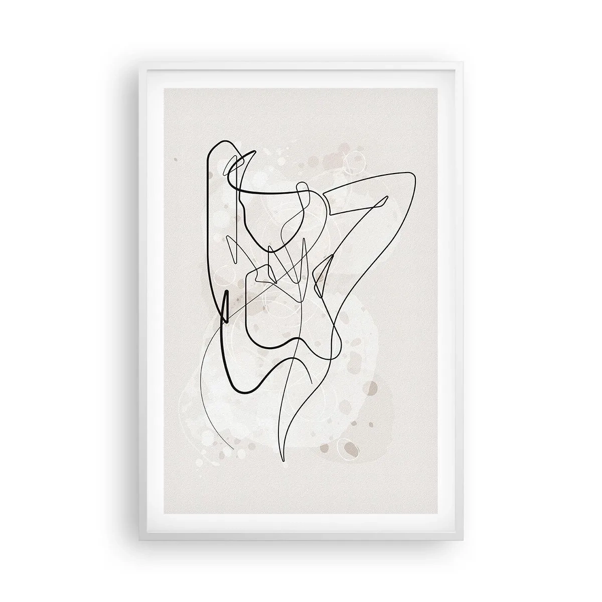 Poster in een witte lijst - De kunst van het verleiden - 61x91 cm