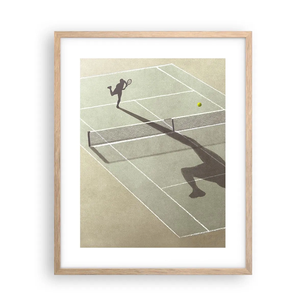 Een poster in een licht eiken lijst - Jezelf overwinnen - 40x50 cm