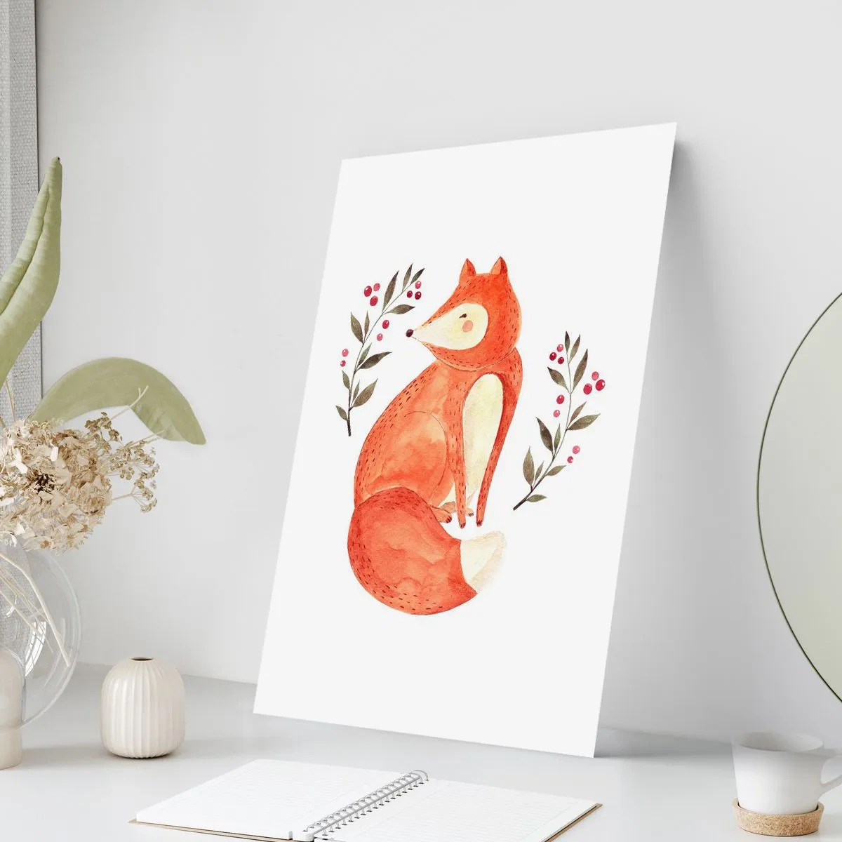 Poster - Kleine roodharige - 70x100 cm