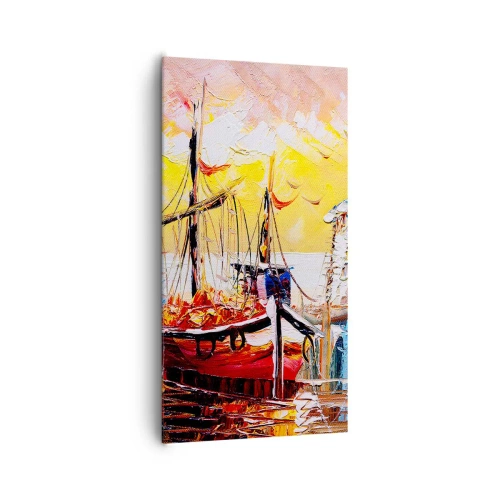 Schilderen op canvas - Gelukkige terugkeer - 65x120 cm