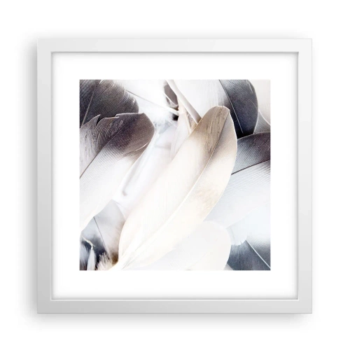Poster in een witte lijst - Bijna engelachtig - 30x30 cm