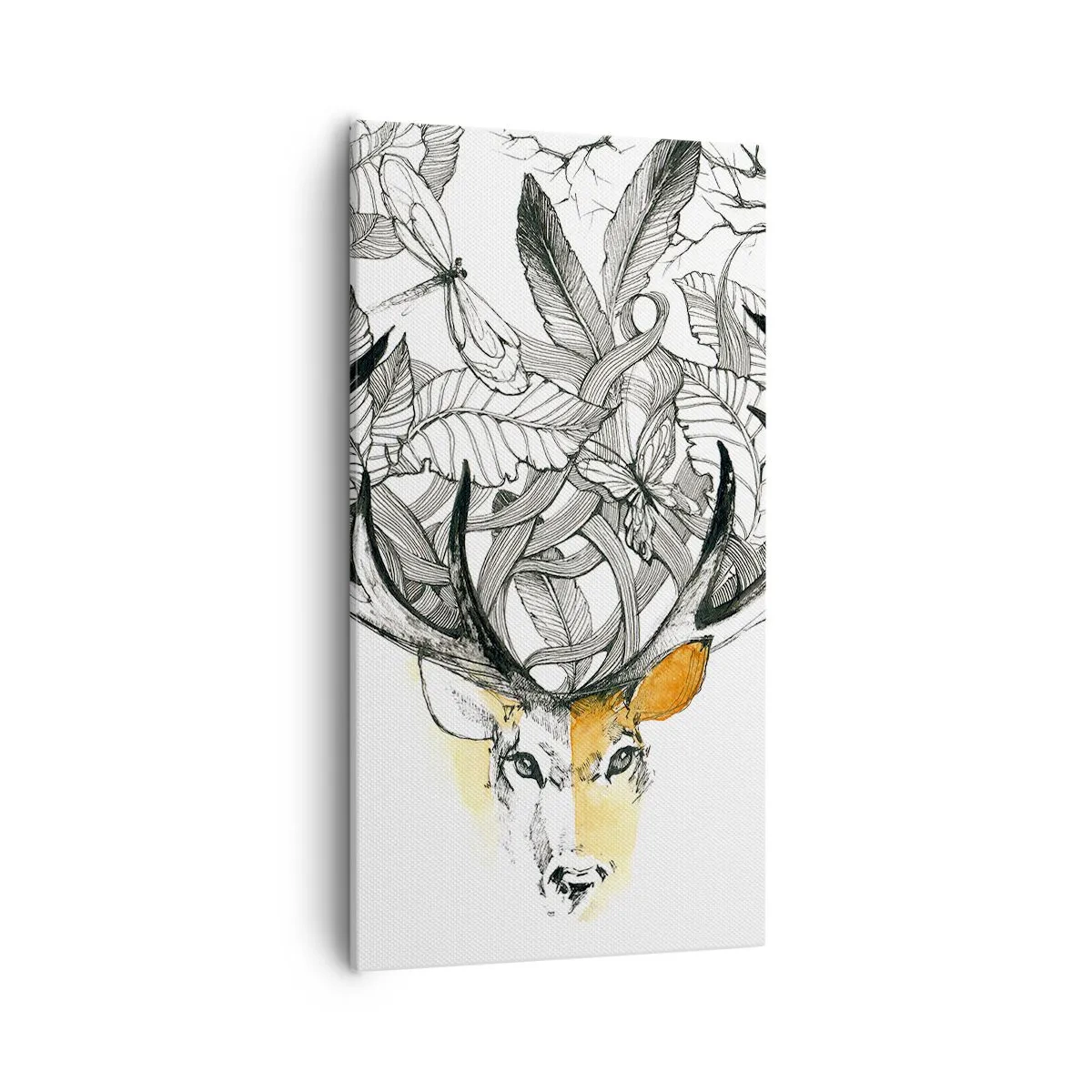 Schilderen op canvas - Hoorns van overvloed - 55x100 cm