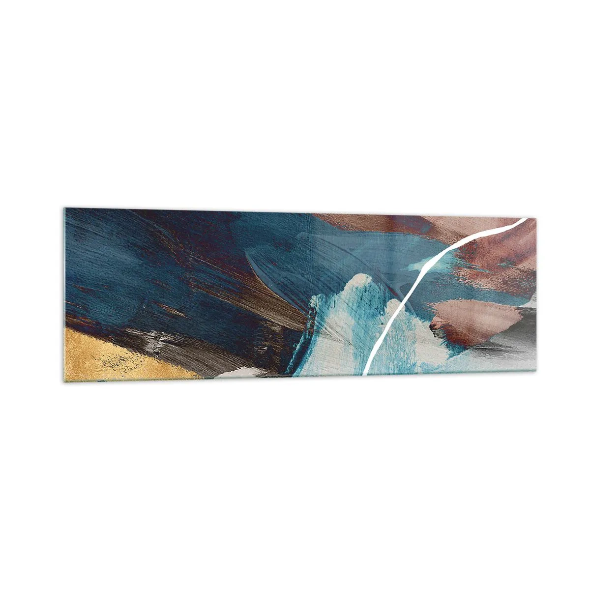 Schilderen op glas - Met panache en energie - 160x50 cm