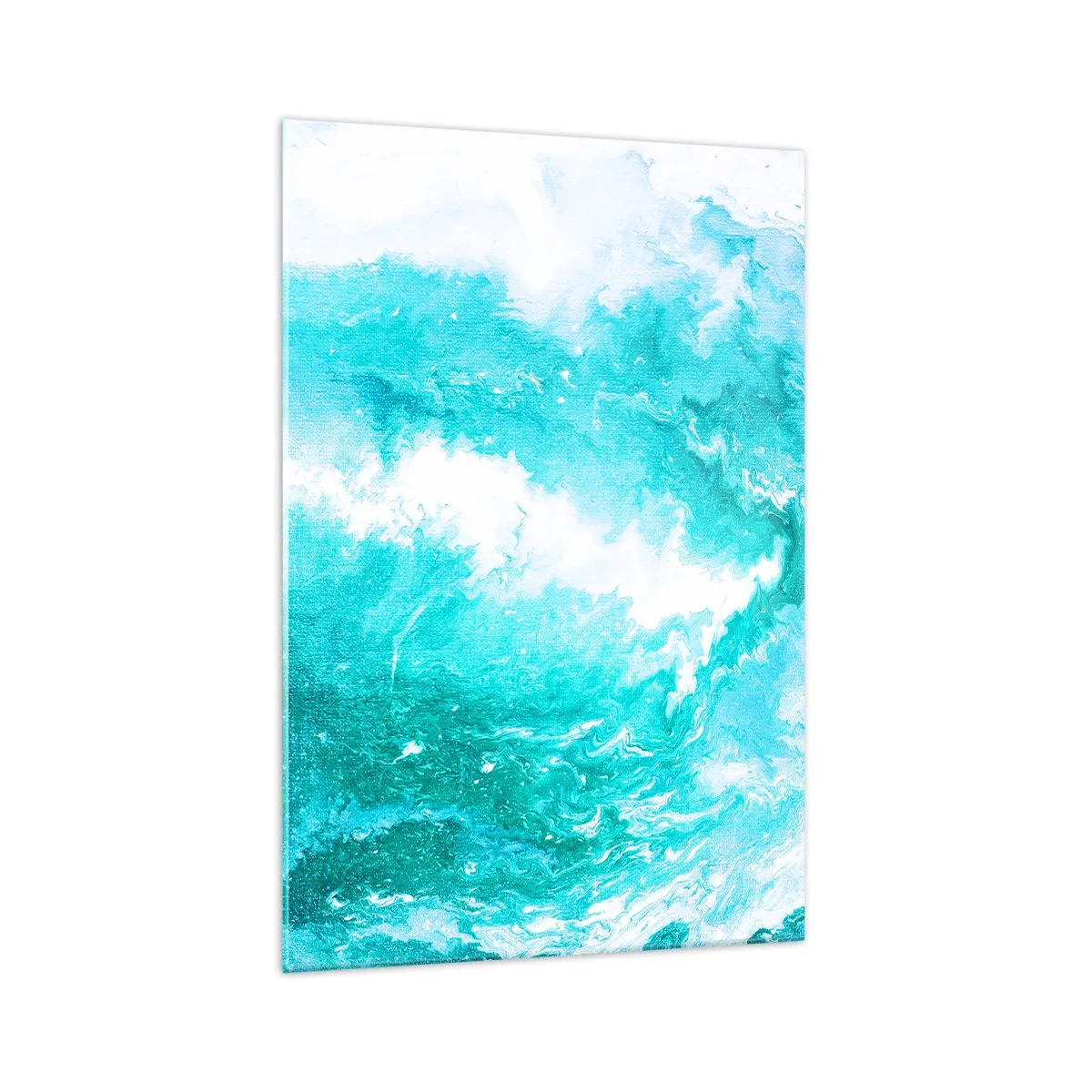 Schilderen op glas - In de kern van het element - 70x100 cm