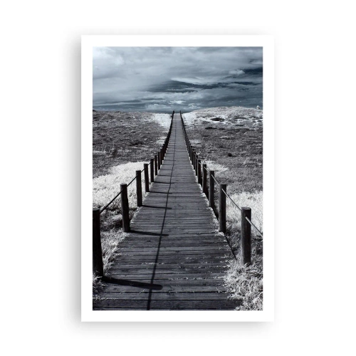 Poster - Recht naar de oever - 61x91 cm