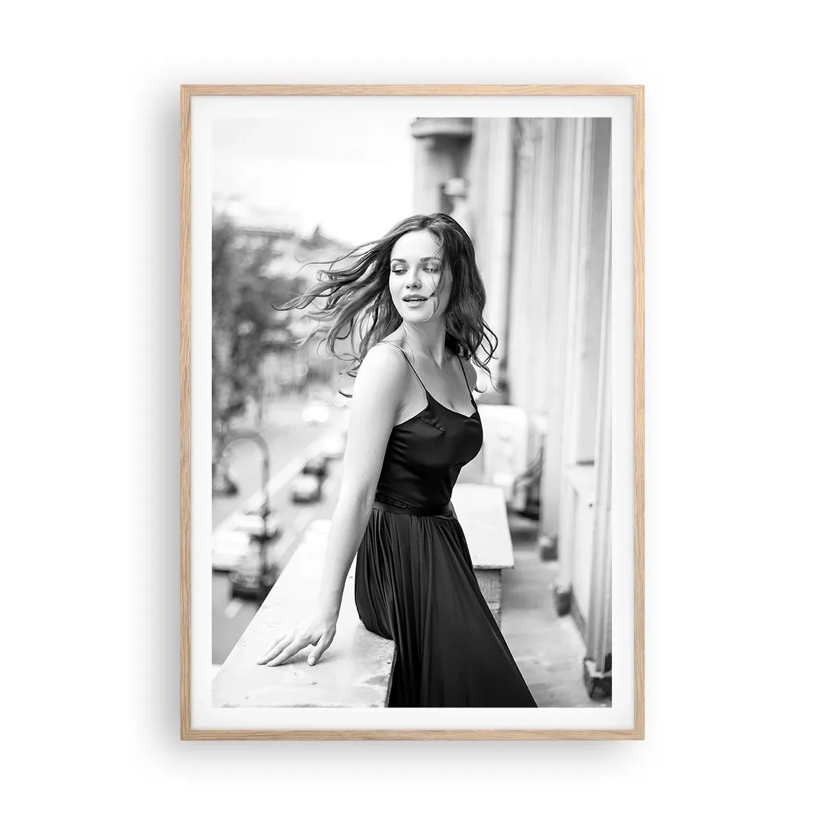 Een poster in een licht eiken lijst - Zeker een Parijzenaar - 70x100 cm