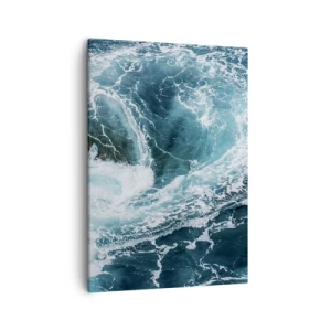 Schilderen op canvas - De poort naar het binnenste van de aarde - 50x70 cm