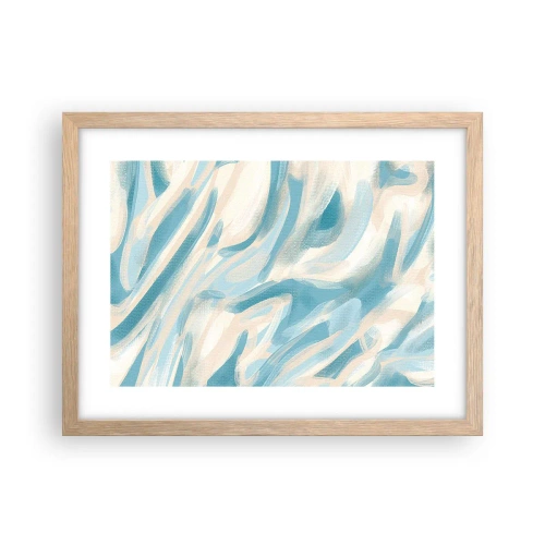 Een poster in een licht eiken lijst - Lente briesjes - 40x30 cm