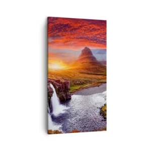 Schilderen op canvas - Een zicht op Midden-aarde - 45x80 cm