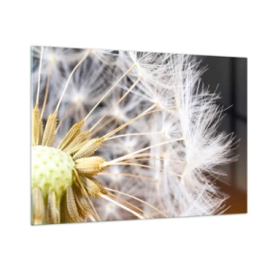 Schilderen op glas - Net voor vertrek - 100x70 cm